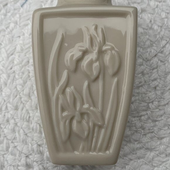 Vtg 80s LENOX Mini Iris Vase - Picture 4 of 10